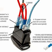 How To Wire A 12 Volt 6 Pin Rocker Switch With Light